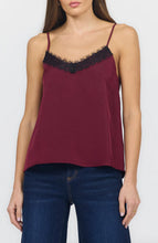 Load image into Gallery viewer, Dear John - Alexandria Cami Top - Cherry Tea (Burgundy)