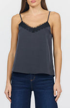 Load image into Gallery viewer, Dear John - Alexandria Cami Top - Turbulence (Black)