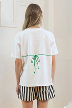 Load image into Gallery viewer, Bikini Graphic Tee - White/Green