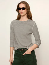 Load image into Gallery viewer, Sanctuary 3/4 Mode Tee - Chalk French Stripe