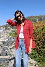 Load image into Gallery viewer, Felicite- Boyfriend Button Up Shirt- Cayenne