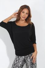 Load image into Gallery viewer, Veronica M- Shirred Waist Top - Black