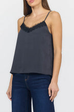 Load image into Gallery viewer, Dear John - Alexandria Cami Top - Turbulence (Black)