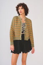 Load image into Gallery viewer, dRA - Amara Cardigan - Moss/Orange
