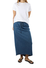 Load image into Gallery viewer, Stateside - Japanese Chambray Biased Cut High-Low Skirt - Chambray