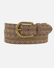 Load image into Gallery viewer, Amsterdam Heritage - Elora Studded Belt - Taupe
