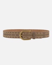 Load image into Gallery viewer, Amsterdam Heritage - Elora Studded Belt - Taupe