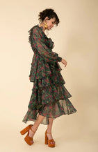 Load image into Gallery viewer, Hale Bob - Jeanne Lurex Hi Lo Dress - Black Multi
