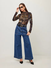 Load image into Gallery viewer, Fifteen Twenty - Khami Velvet Burnout Top - Paisley