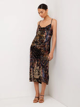 Load image into Gallery viewer, Fifteen Twenty - Krissa Drape Front Midi Dress - Paisley