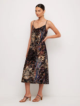 Load image into Gallery viewer, Fifteen Twenty - Krissa Drape Front Midi Dress - Paisley