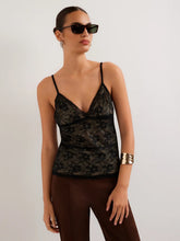 Load image into Gallery viewer, Fifteen Twenty - Ciera Lace Cami - Black/Nude