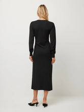 Load image into Gallery viewer, Fifteen Twenty - Wrap Sweater Dress - Black