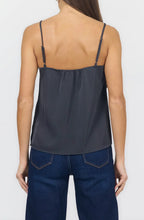 Load image into Gallery viewer, Dear John - Alexandria Cami Top - Turbulence (Black)