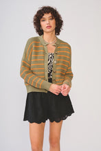 Load image into Gallery viewer, dRA - Amara Cardigan - Moss/Orange