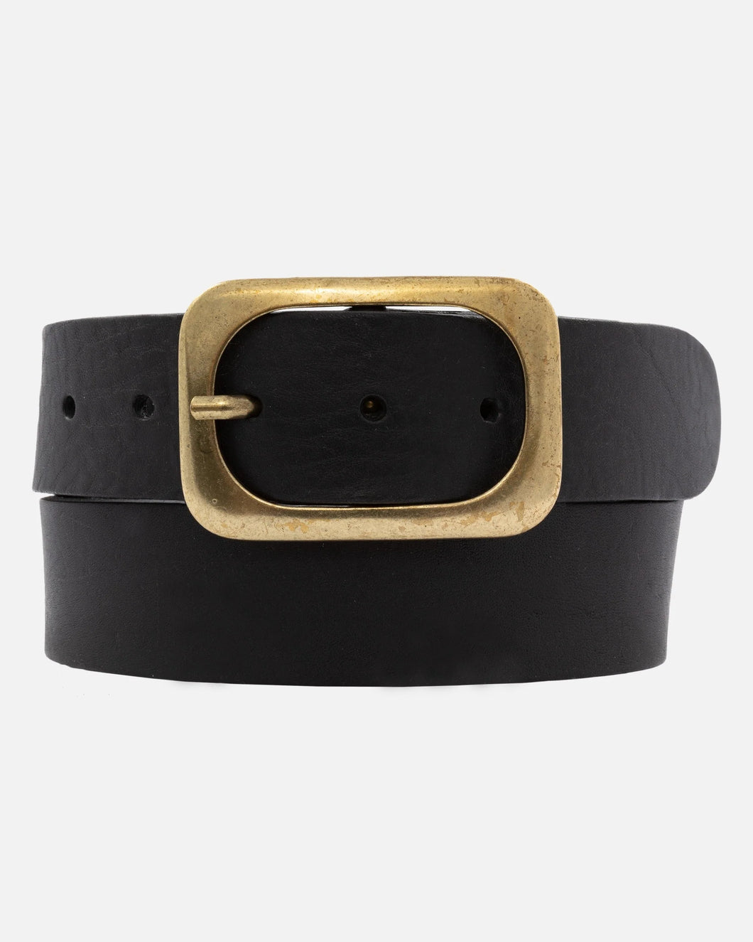Amsterdam Heritage Jodi Plain Leather Belt - Black