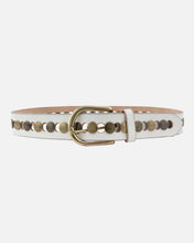 Load image into Gallery viewer, Amsterdam Heritage - Jasymn Studded Belt - Creme