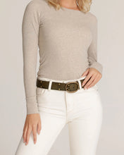 Load image into Gallery viewer, Amsterdam Heritage Devi Studded Belt - Olive