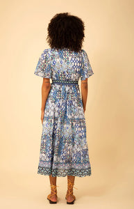 Hale Bob - Leia Voile Dress - Blue