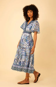 Hale Bob - Leia Voile Dress - Blue