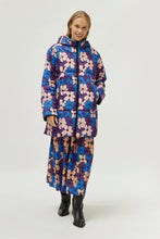 Load image into Gallery viewer, Compania Fantastica - Floral Long Puffer - Purple Retro