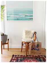 Load image into Gallery viewer, Lu &amp; Elle -Le Surf Macrame Tote - Blue