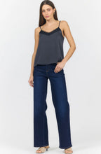 Load image into Gallery viewer, Dear John - Alexandria Cami Top - Turbulence (Black)