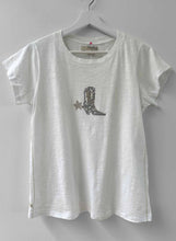 Load image into Gallery viewer, Label + Thread - Ava Graphic Tee - White Boot