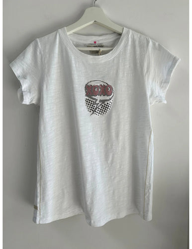 Label + Thread Graphic Ava Tee - XOXO , White