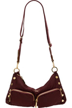 Load image into Gallery viewer, Hammitt - Kyle Medium Nylon Wine/Shiny Gold