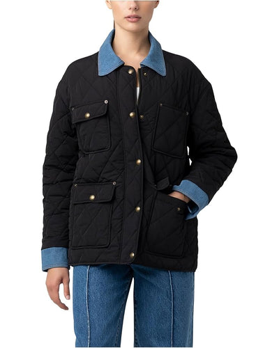 Blank NYC Barn Jacket - Black/Denim