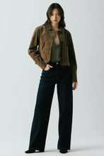 Load image into Gallery viewer, Blank NYC - Real Suede Cropped Blazer - Black Coffee