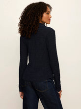 Load image into Gallery viewer, Sanctuary- Juno Button Down Textured Top-Navy Blazer