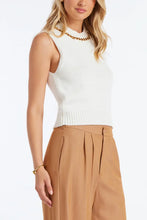 Load image into Gallery viewer, Bishop + Young - Savoy Chain Detail Sweater Tank - Ivory