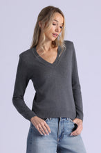 Load image into Gallery viewer, Minnie Rose - Power V Neck - Charcoal