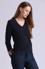 Load image into Gallery viewer, Minnie Rose - Power V Neck - Navy