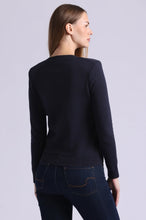 Load image into Gallery viewer, Minnie Rose - Power V Neck - Navy