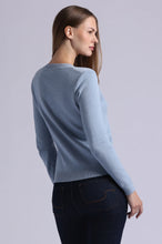 Load image into Gallery viewer, Minnie Rose - Power V Neck - Fresco Blue