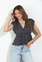 Load image into Gallery viewer, Veronica M - Cross Front Peplum Top - Archer