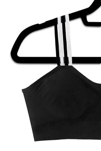 Strap Its -B&W Sheer (attached to their black bra)