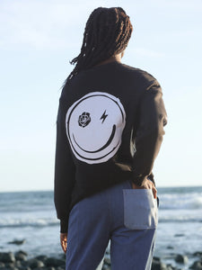 Electric & Rose Atlas Sweatshirt - Onyx Good Vibes