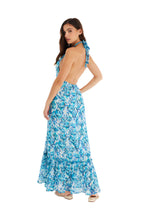 Load image into Gallery viewer, Allison New York - Blue Ikat Maxi