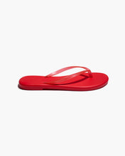 Load image into Gallery viewer, TKEES - Aqua Lily Flip Flops - Sol Red