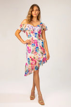 Load image into Gallery viewer, Lavender Brown - Carrie Dress - Blue/Pink Multi