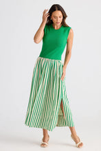 Load image into Gallery viewer, Brave &amp; True - Daphne Dress - Jade Stripe