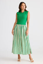 Load image into Gallery viewer, Brave &amp; True - Daphne Dress - Jade Stripe