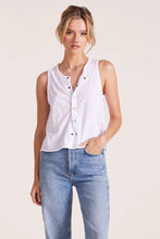 Load image into Gallery viewer, Bobi Snap Tank Top  - White