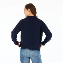 Load image into Gallery viewer, Kerri Rosenthal - Boyfriend Peace &amp; Love Sweater - Indigo