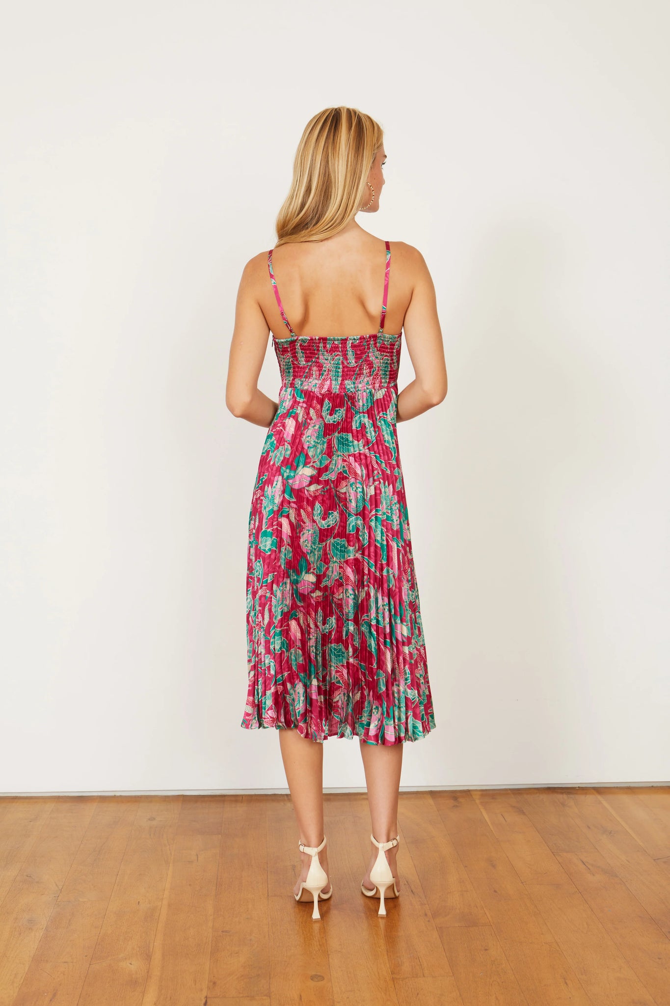 Caballero Donna Dress in Raspberry Floral - Estilo Boutique M / Raspberry Floral Caballero Donna Dress in Raspberry Floral - Estilo Boutique M / Raspberry Floral