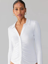 Load image into Gallery viewer, Sanctuary - Dreamgirl Button Up Top - White